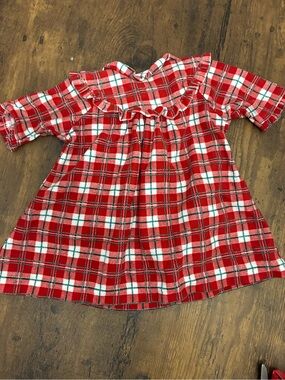 Vintage Strasburg Plaid Infant Nightgown
